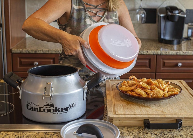 CanCooker Collapsible Plastic Batter Bowl | Mess-Free Breading Shaker Container & Mixer | Ideal for Fish Fry, Fried Chicken, Onion Rings, Wings & More - Image 2